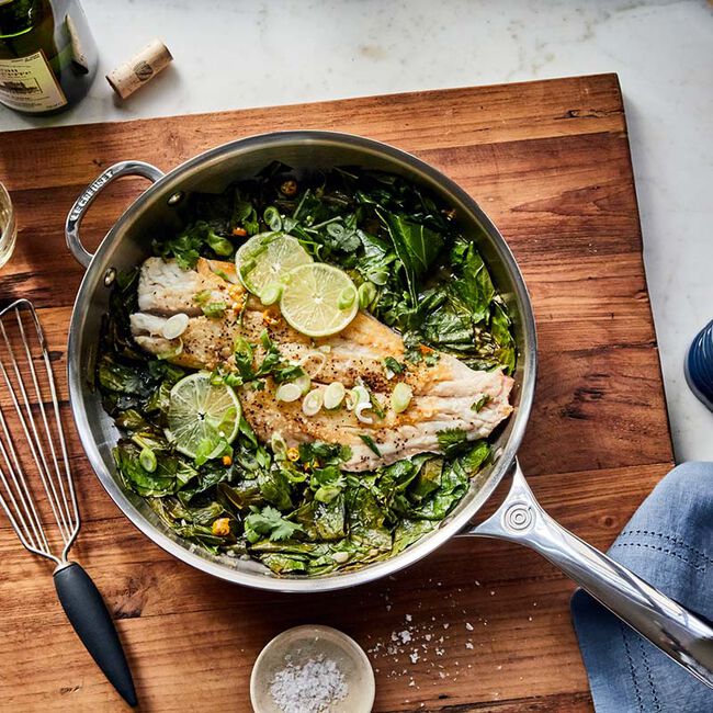 Stainless Steel Sauté Pan, view 7